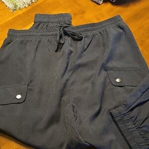 Doe & Rae Charcoal Cargo Pants